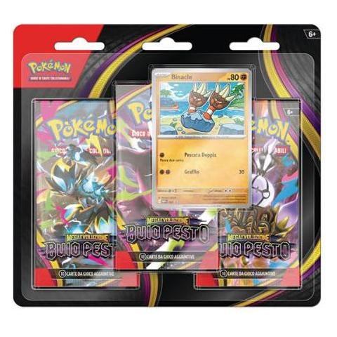 Pokémon Pokemon Blister 3 Buste+1 Carta M5 Buio Pesto ITA (IN ALL) (Deutsch, Booster Pack) (67934)