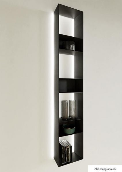 Naber transFORM losstaand wandrek mat zwart H x B x D: 75 x 30 x 18 cm