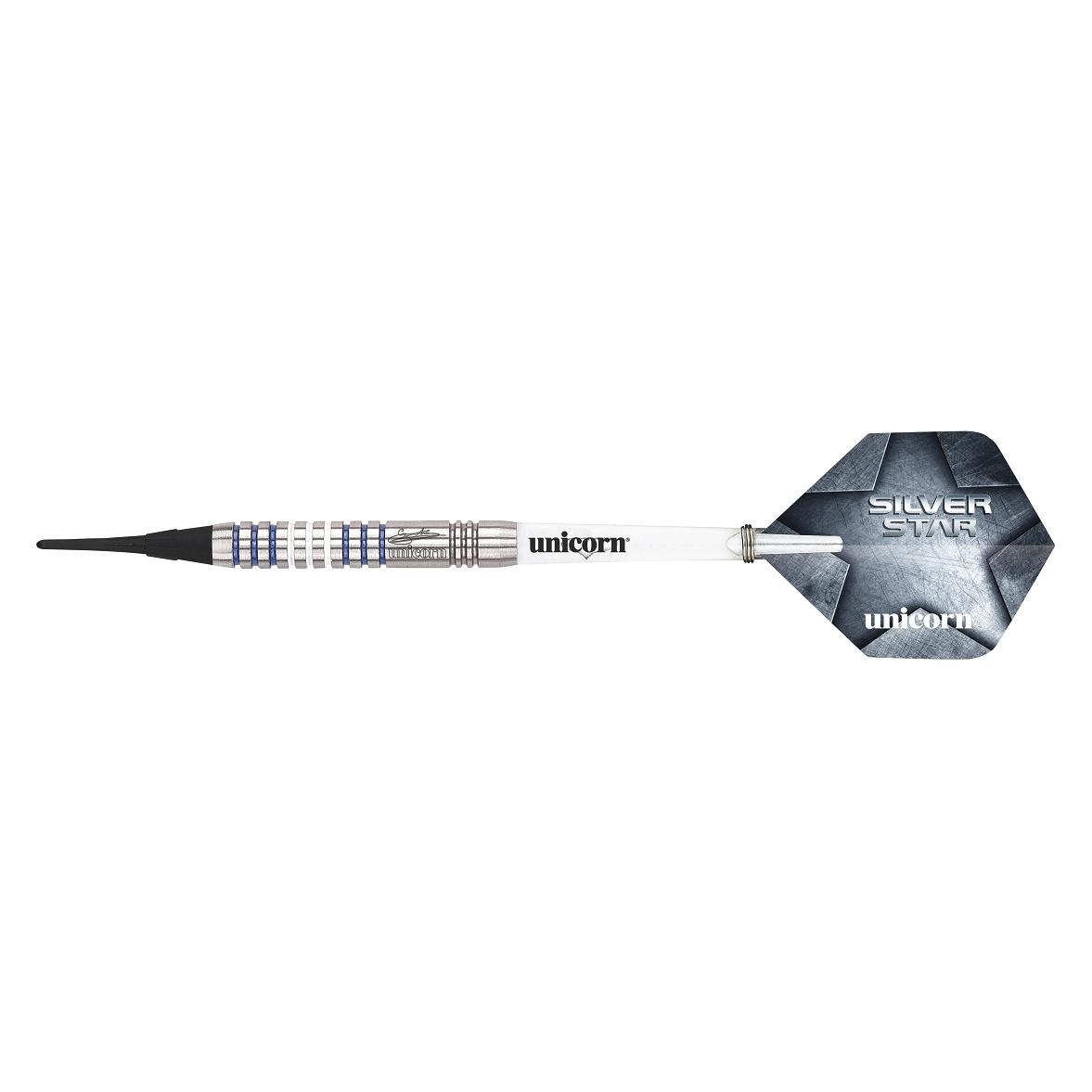 Unicorn Silver Star Gary Anderson Soft Darts (19 g) (B074KHZ2DN)