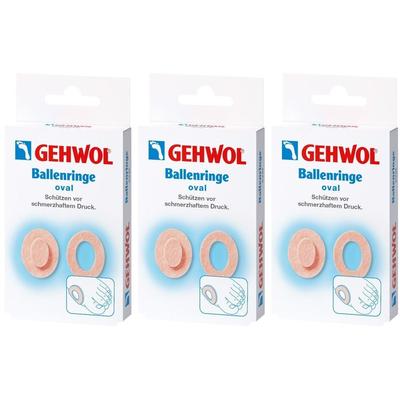 Gehwol Ballenring Oval x3 3x6 St