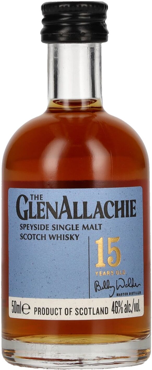 The GlenAllachie 15 Years Old Speyside Single Malt 46% Vol. 0,05l