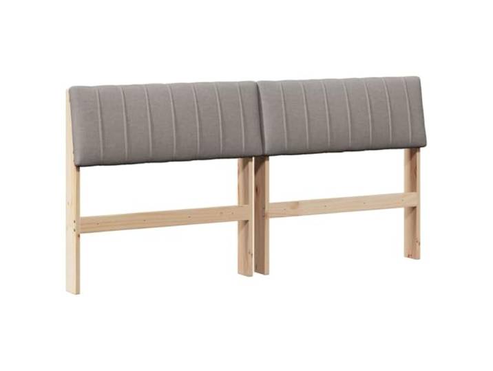 HGLADYU Massives Kiefernholz Kopfteil mit modernem Design und Schaumfüllung für Komfort
