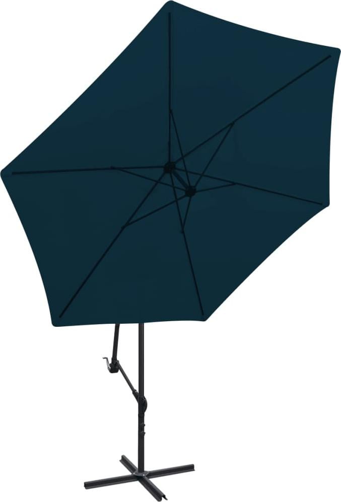 vidaXL Cantilever Tuinparasol, 3 meter, blauw