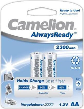 Camelion NH-AA2300ARBP2 Oplaadbare batterij AA Nikkel-metaalhydride 1,2 V 2300 mAh 2 stuks