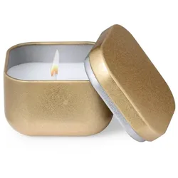 5 x Duftkerze Vanille – Goldene Verpackung