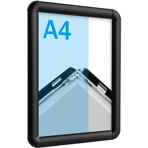 Sprintis Klapprahmen 25 mm Profil, DIN A4, schwarz, Aluminium