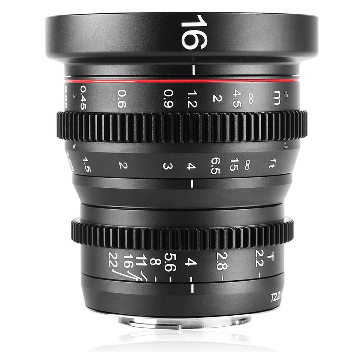 Meike 16mm T2.2-22 MFT Cine Lens (Micro Four Thirds, Micro Four Thirds) (ME-016T22MFT)