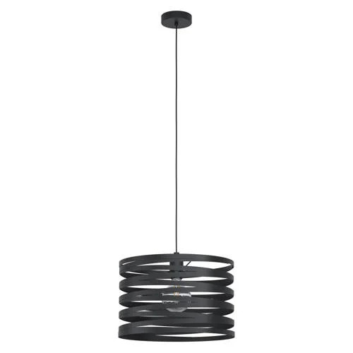 Eglo Cremella Hanglamp Zwart Metaal Industrieel Ø 37 cm