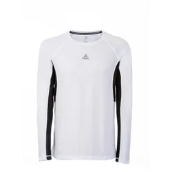 PEAK langarm Laufshirt 22314 - weiss/schwarz S