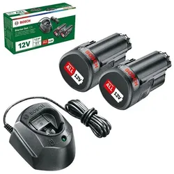 BOSCH Werkzeugakkus mit Ladegerät Starter-Set 12V