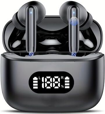 ModernMart AeroSync ENC Wireless Earbuds With LED Display & Transparency Mode AeroSync ENC Wireless Earbuds With LED Display & Transparency Mode