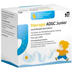 Macrogol ADGC Junior 6M - 8J 30 St Pulver zur Herstellung einer Lösung zum Einnehmen