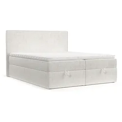 BOXBETT Velma 200/200 cm Creme im Neve Stoff