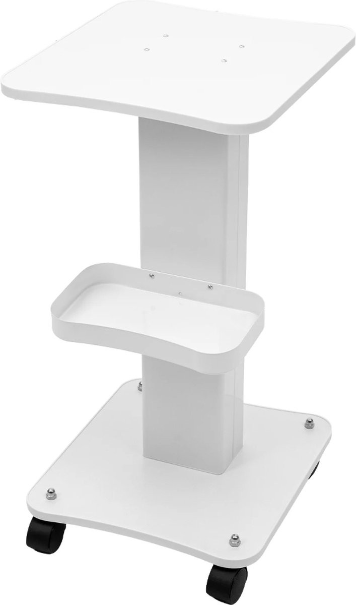 J&R Medische Trolley Wit met wielen B/D/H: 69 x 38 x 35 cm