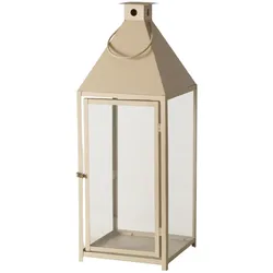 Laterne ANGELO (BHT 29x70x30 cm) - beige - BHT 29x70x30 cm