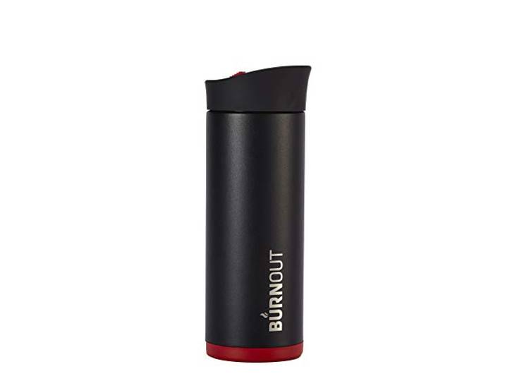 LEXO Burnout Thermobecher, temperaturregulierend, 473 ml, Schwarz