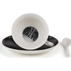 Lady Tarin Stripes Minerva Teetasse mit Untertasse und Löffel
