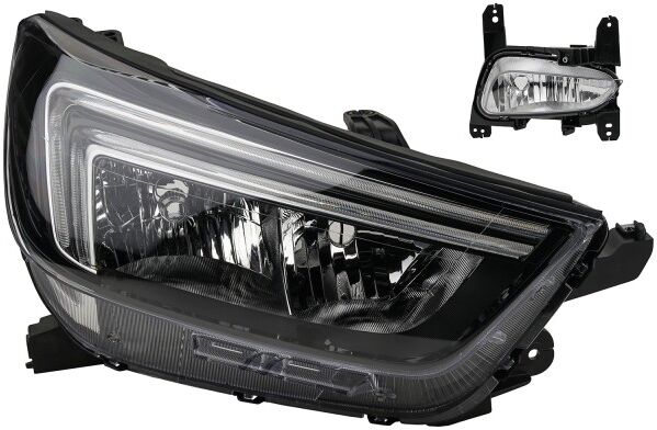 NP24 Scheinwerfer H7 HB3 Re. passend für Opel Mokka 07/16- m. LWR Blinker TFL + Nebel
