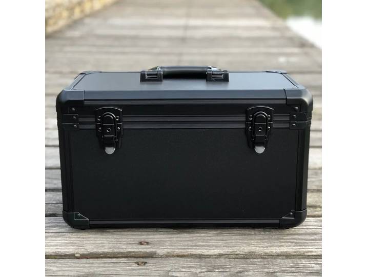 Mallette à outils multifonctionnelle en aluminium, boîte de rangement pour mécaniciens, mallette rigide étanche professionnelle, emballage pour grands outils