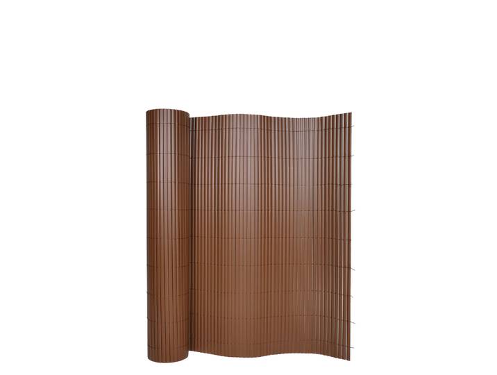 Sichtschutzmatte PVC 500 x 100 cm braun