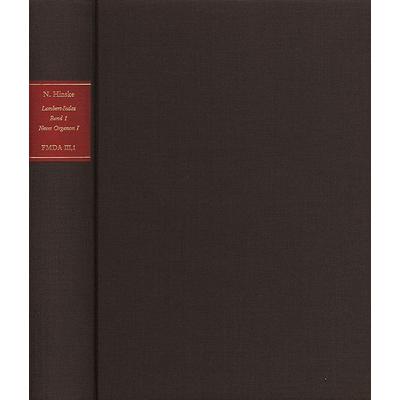 Forschungen und Materialien zur deutschen Aufklärung / Abteilung III: Indices. Lambert-Index, Set von Norbert Hinske, Frommann-holzboog,