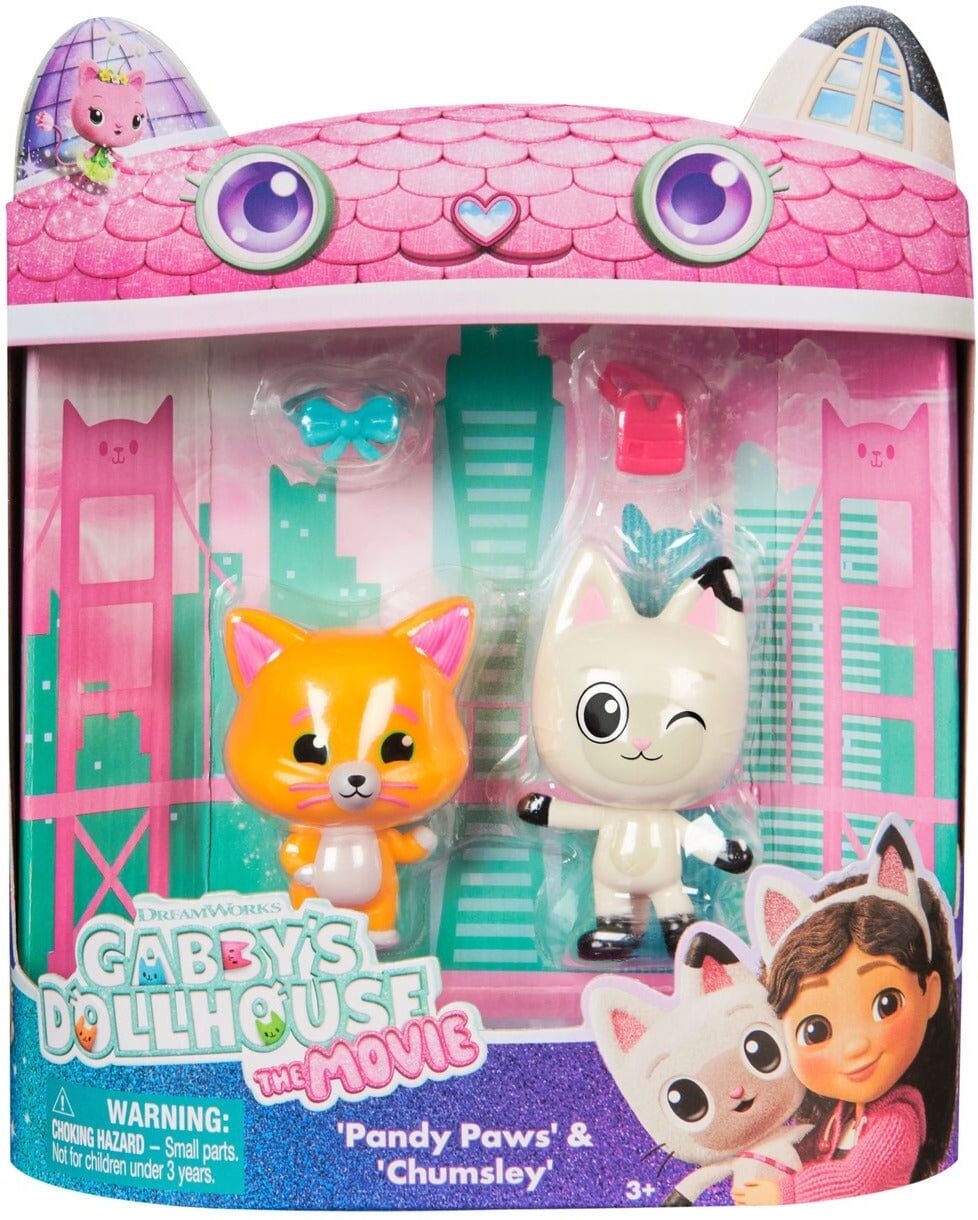 Spin Master Gabby's Dollhouse Cat Francisco Plush 2 Pack - Bright Colors - For Kids