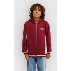 Quiksilver No Teacher Kids Sweatjacke oxblood red Gr. T16