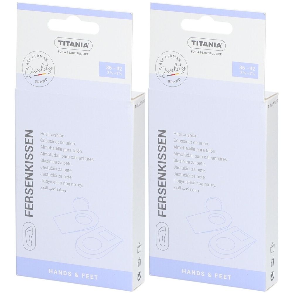 Fersenkissen 36-42 Titania x2 2x2 St