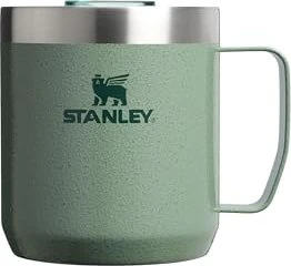 STANLEY Thermotasse The Stay-Hot Camp Mug 350 ml/12oz Hammertone Green