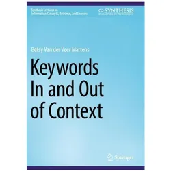Keywords In and Out of Context, Fachbücher von Betsy Van der Veer Martens