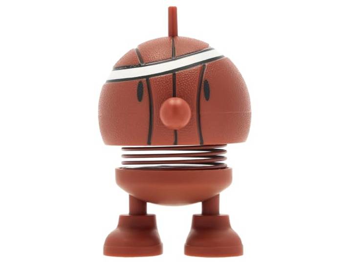 Hoptimist Basketball Bumble – Wobbly Figure Decoration for Basketball Fans and Sports Enthusiasts – Scandinavian Desk and Office Gadget – Fun Gift for Players