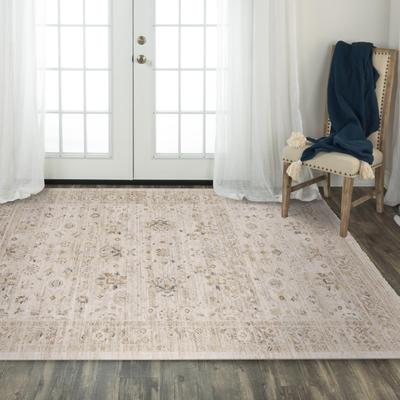 NAVATEXTURA Poppy Persian Natural Polyester/Polypropylene Area Rug