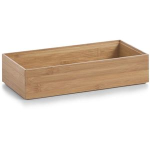 Zeller Holzkiste 13333 Ordnungsbox, Bambus, braun, 30 x 15 x 7cm