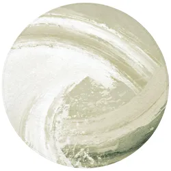 BADEMATTE Abstrakt - Pinselstriche - Wellen - Grün Badvorleger 70x70 cm