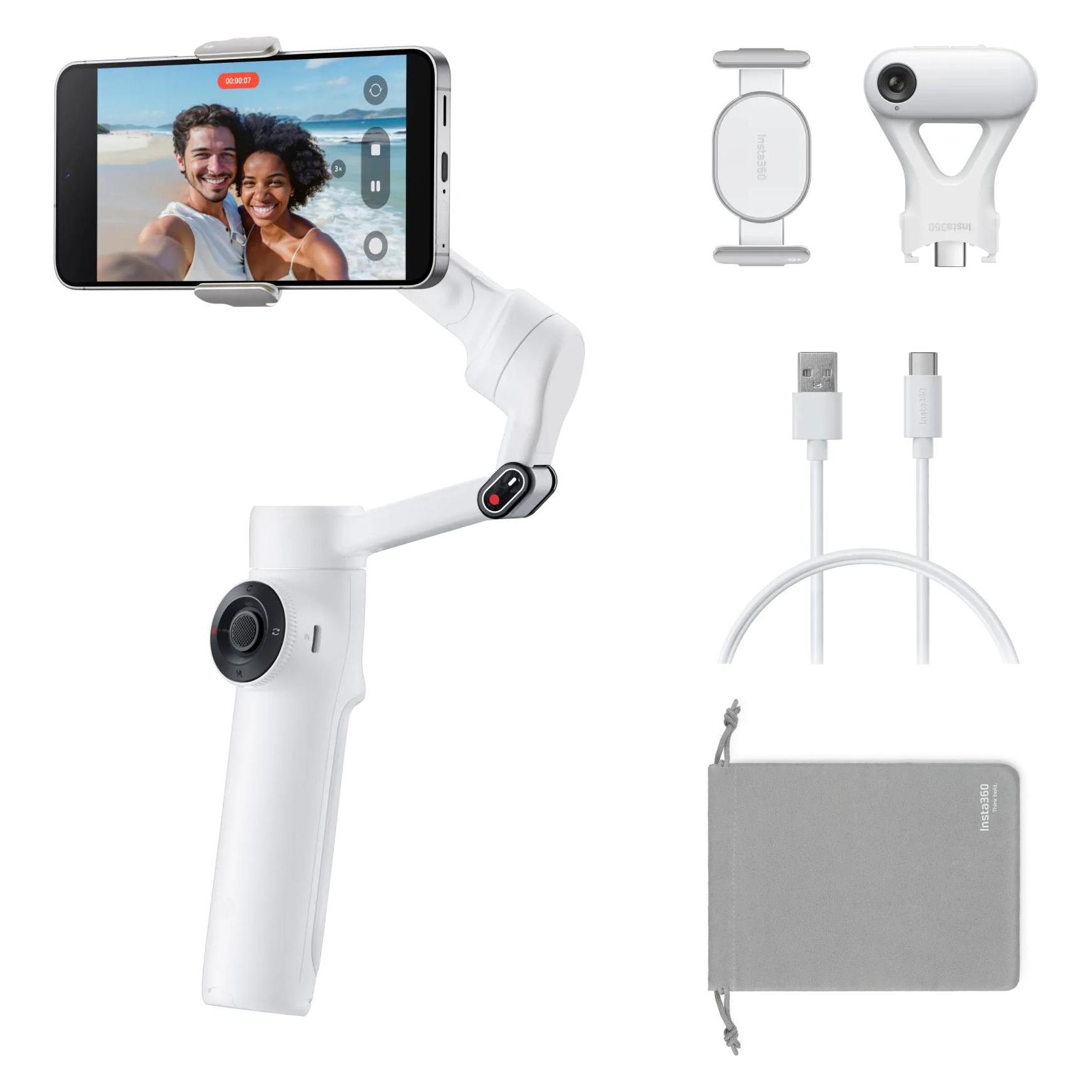 Insta360 Flow 2 AI Tracker Bundle (Smartphone, 0.30 kg) (6977644763384)