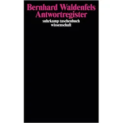 Antwortregister, Fachbücher von Bernhard Waldenfels