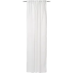 Fertigvorhang TIMELESS weiß (BH 140x245 cm) - weiß - BH 140x245 cm
