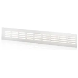 Vink, Zubehör Belüftungstechnik, Duka Ventilationsrist Typ 460 - 400X60MM Hvid Ventilationsrist til indvendig anvendelse