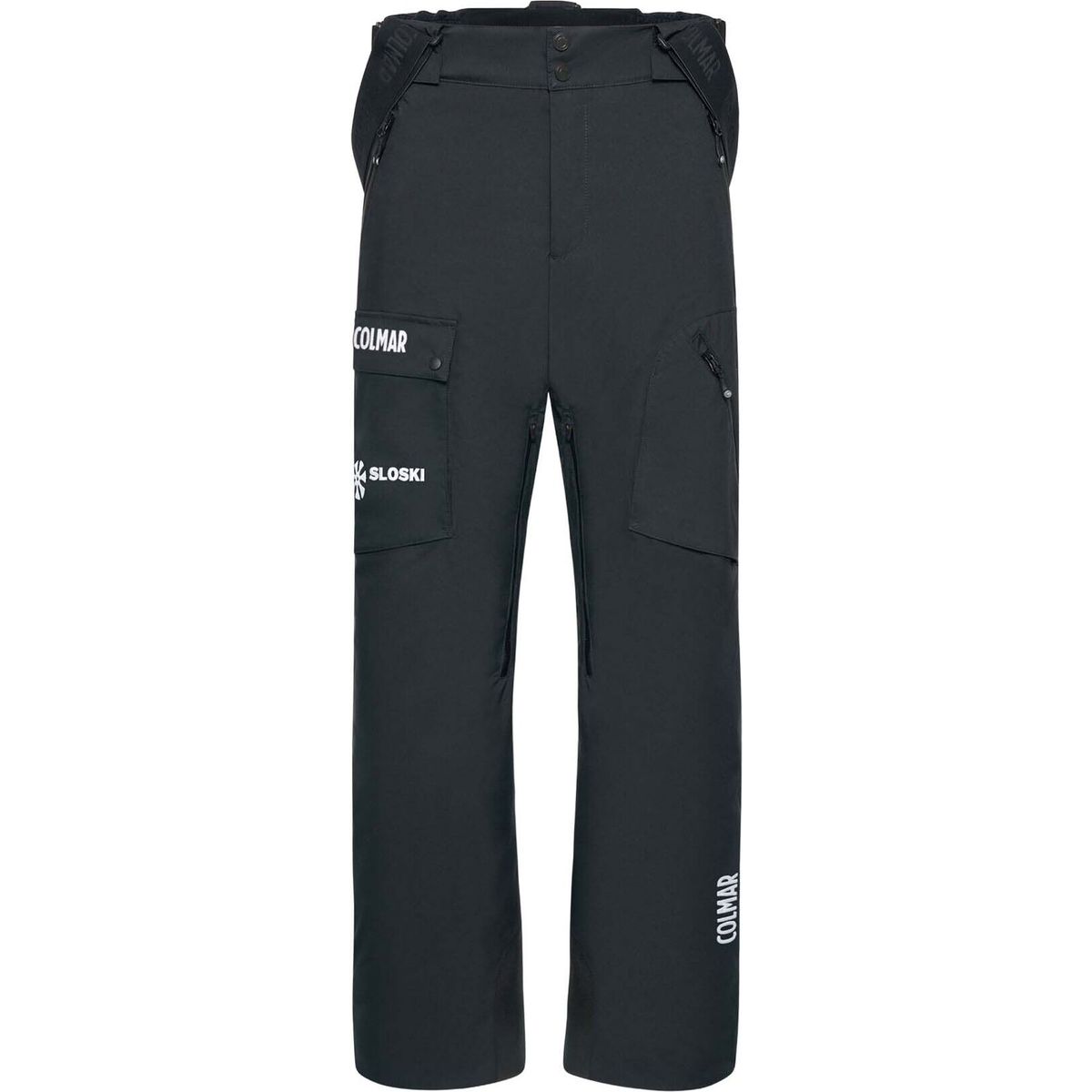 Colmar Utility - Cargo Pockets Ski Salopette Half Bottom LEG Zippers black (99) 48 16000000-1VC-replica-99-48