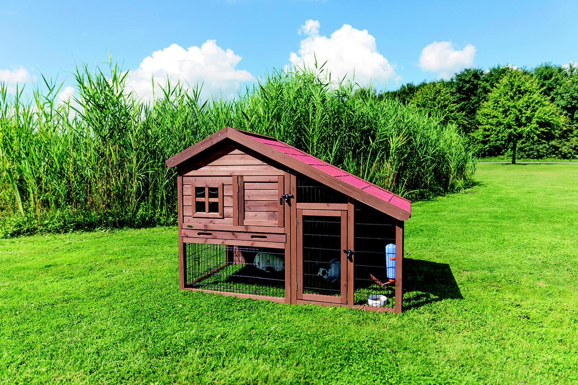 TRIXIEHEIMTIERBEDARF natura Kaninchenstall 151 107 80 cm 08722866