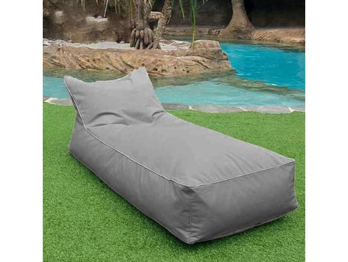 SXBCyan Sitzsack-Stühle-Abdeckung for Erwachsene Im Freien wasserdichte Oxford-Sitzsack-Chaiselongue-Pouf-Abdeckung Ohne Füllstoff Garten-Strand-Camping-Sitzsack-Sofa-Bett-Puff-Salon(Pure-mid Grey)