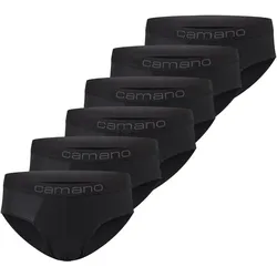 6er Pack camano Comfort Slips Herren 9999 - black XL