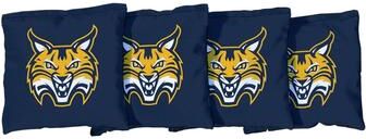 Skip's Garage Quinnipiac University Bobcats Blue Cornhole Bags