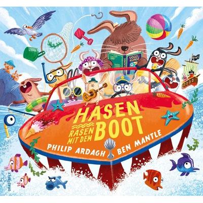 Hasen rasen mit dem Boot, Gebundene Ausgabe von Philip Ardagh, Dragonfly, 978-3-7488-0179-5