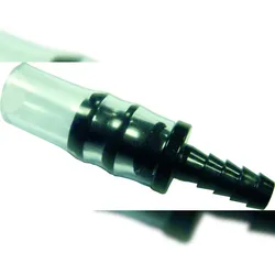 Sauermann Reduzierstück für Ableitungen von Zentrifugalpumpen, von Ø 10 mm (3/8'') auf Ø 6 mm (1/4'') - Set mit 5 Stk.