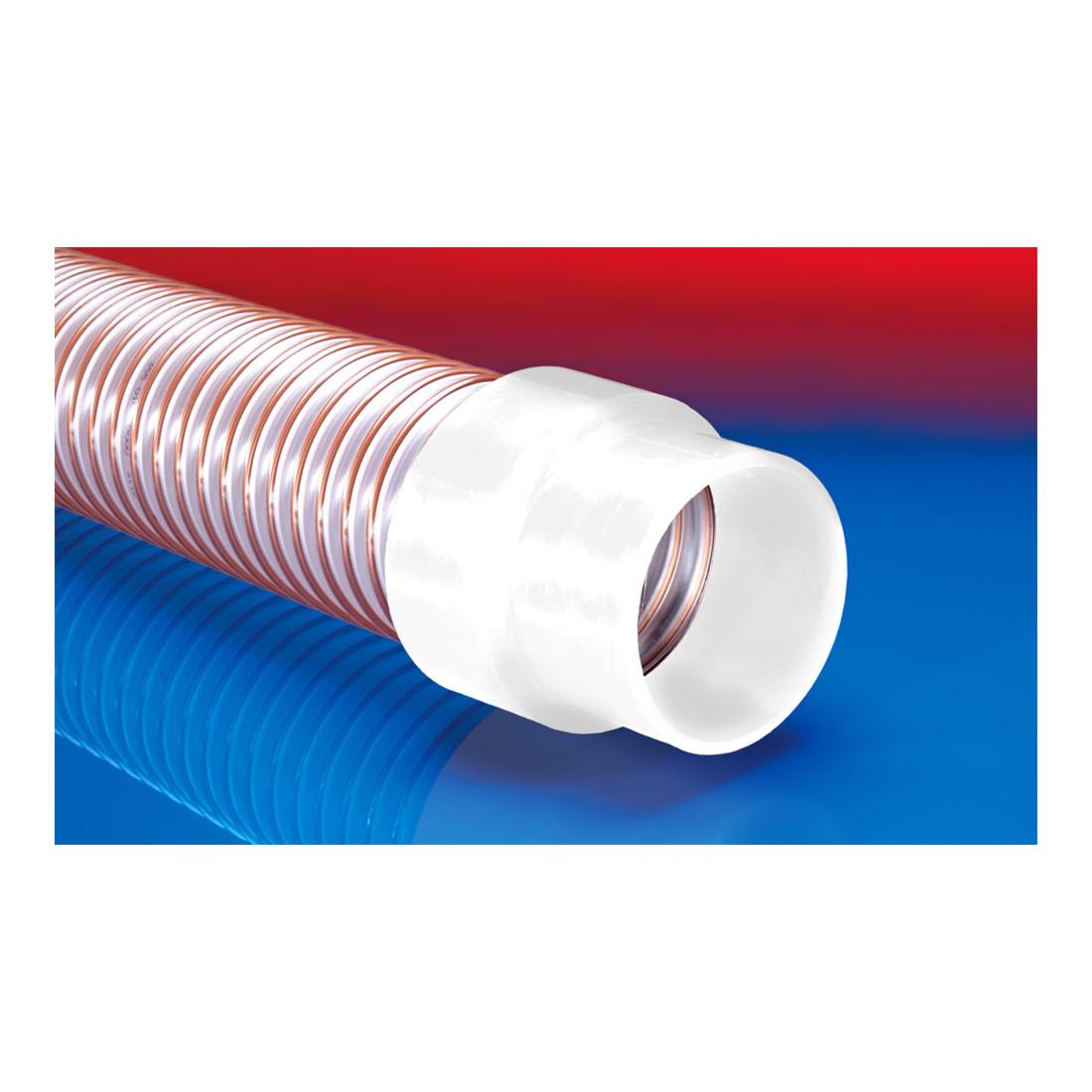Norres lebensmittelechte Muffe aufschraubbar für AIRDUC® 356 Ø 75mm (241-0075-8601)