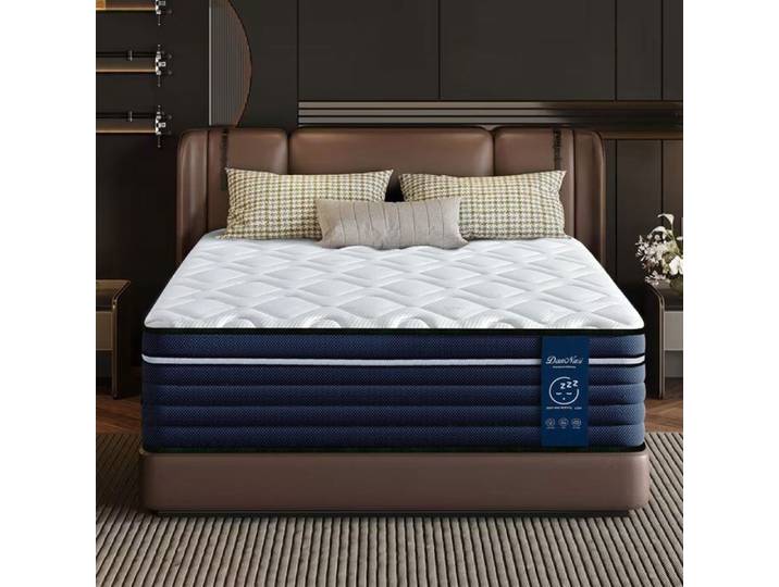 Matelas 140x200 - Ressorts Ensachs -Fermeté moyenne- Mousse de Confort Double -Isolation des Mouvements -Soutien Lombaire -Respirant
