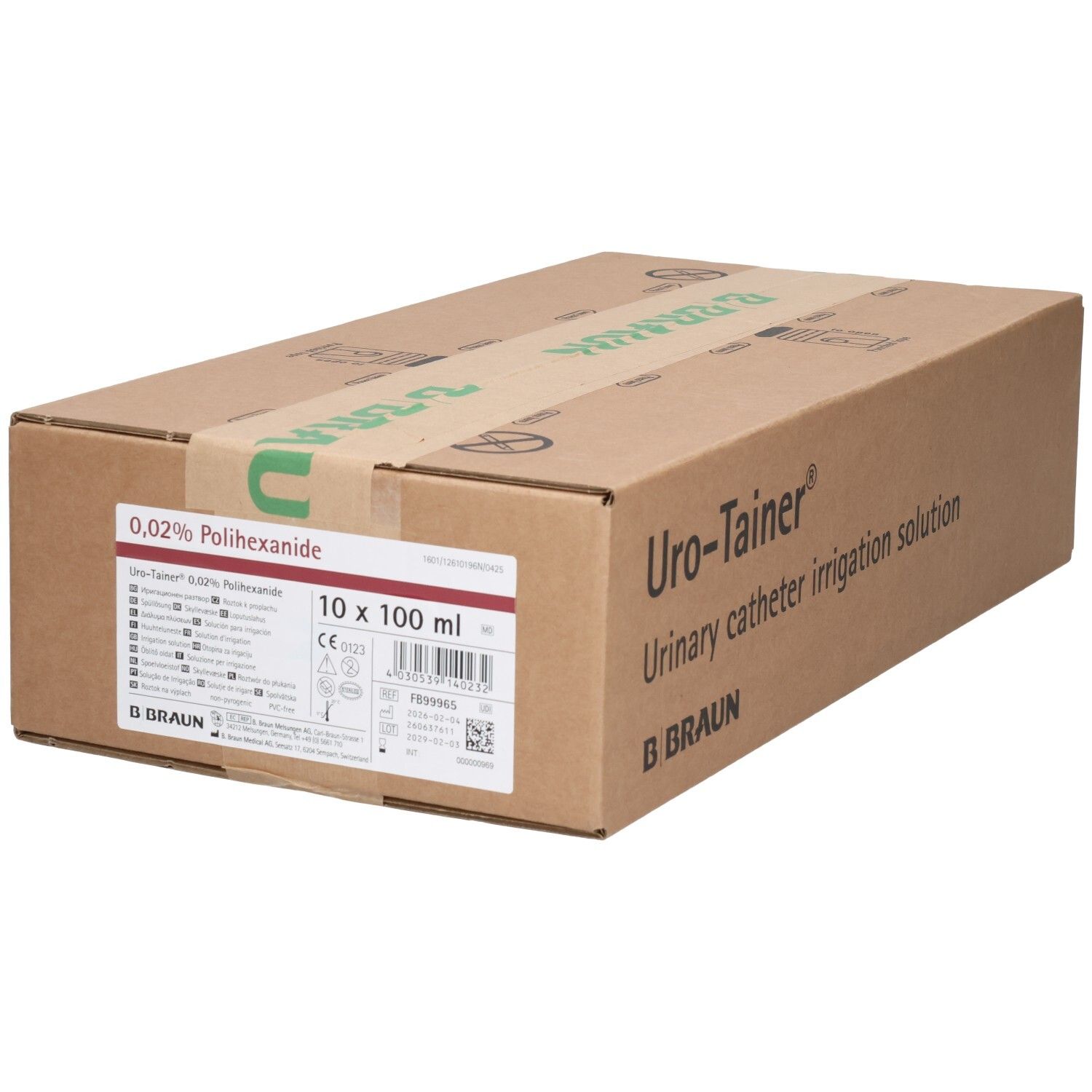 URO Tainer Polihexanid 0,02% Lösung 10x100 ml