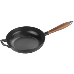 Staub Vintage Bratpfanne schwarz, 24 cm, Pfanne + Kochtopf, Schwarz