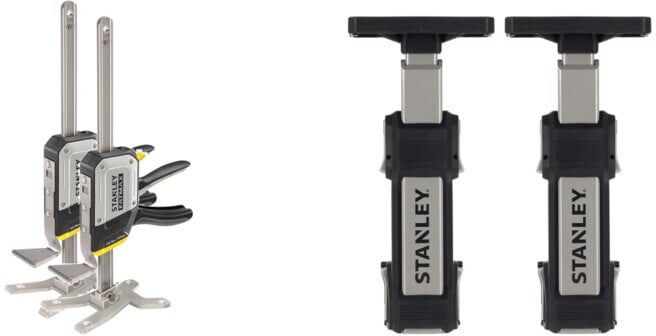 Set Stanley FATMAX Einhand-Montagewerkzeug TradeLift, Doppelpack + Teleskop-Verlängerung Einhand-Montagewerkzeug TradeLift™ 2er-Set